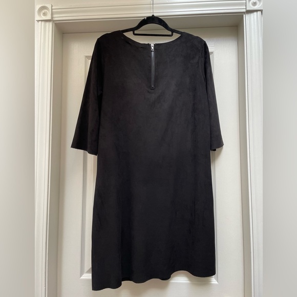 COSTES - Black suede dress - S - Picture 3 of 6